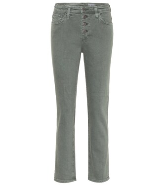 Isabelle high-rise straight jeans | AG Jeans
