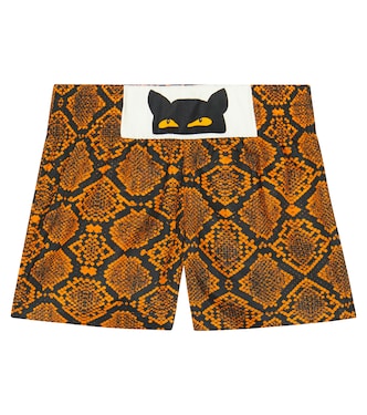 Snake-print shorts | Mini Rodini