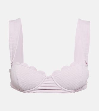 North scalloped bikini top | Marysia