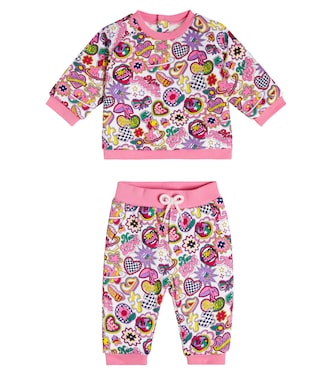 Baby cotton sweatshirt and sweatpants set | Marc Jacobs Kids