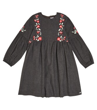 Embroidered cotton-blend dress | Tartine et Chocolat