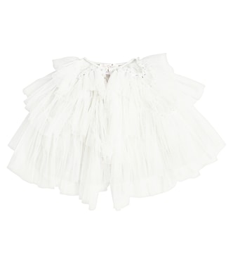 Verziertes Cape Art Nouveau aus Tüll | Tutu Du Monde