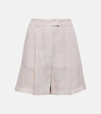 Linen shorts | Brunello Cucinelli