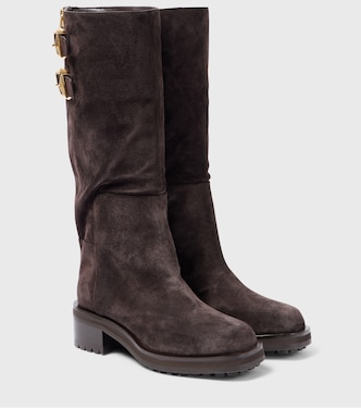 Brooklyn Kb 50 suede knee-high boots | Jimmy Choo