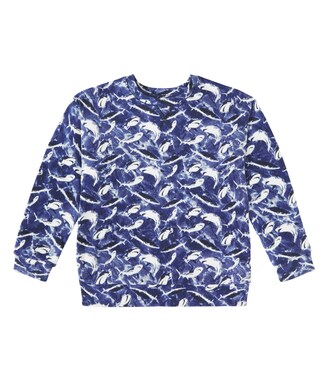 Printed cotton jersey sweatshirt | Vilebrequin Kids