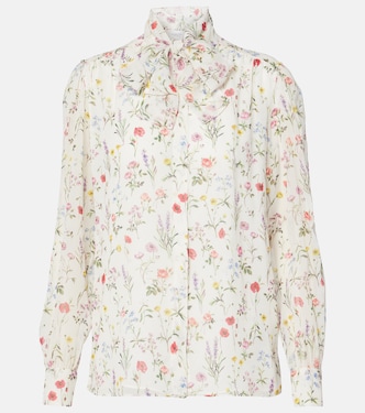 Floral silk blouse | Giambattista Valli