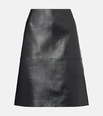 Midirock aus Leder | Toteme