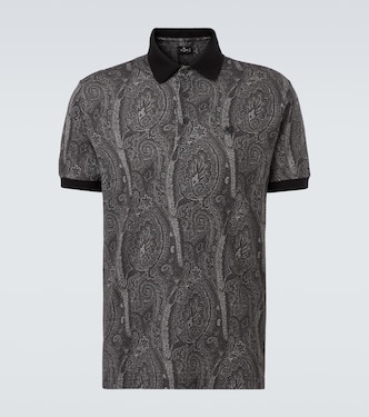 Polo in cotone con stampa paisley | Etro