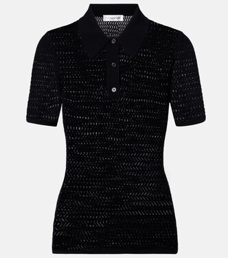 Pointelle polo shirt | Victoria Beckham