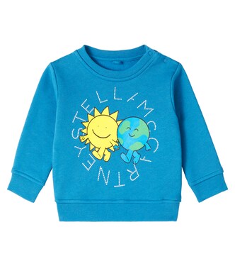 Baby printed cotton sweatshirt | Stella McCartney Kids