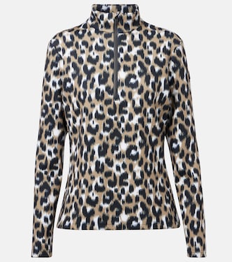 Orion leopard-print ski top | Fusalp