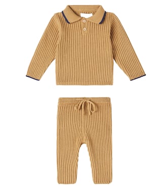 Baby Set Oscar aus Polopullover und Hose  | Bebe Organic