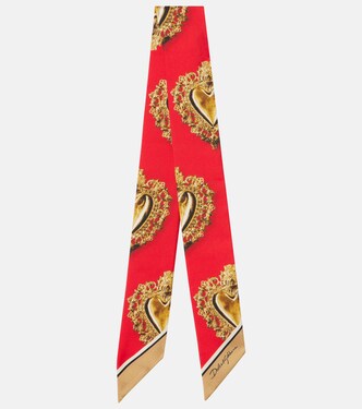Printed silk twill scarf | Dolce&Gabbana