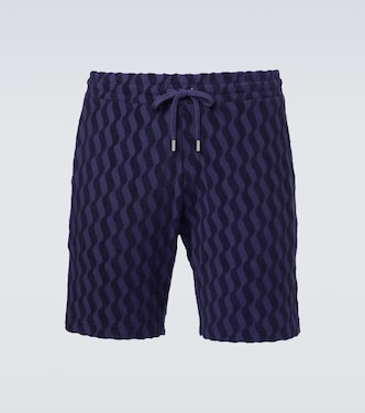 Augusto cotton-blend terry shorts | Frescobol Carioca