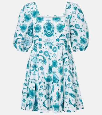 Kos paisley linen minidress | Heidi Klein
