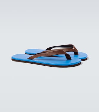 Leather thong sandals | Auralee