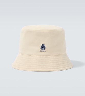 Logo canvas bucket hat | Prada