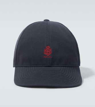 Logo canvas baseball cap | Prada