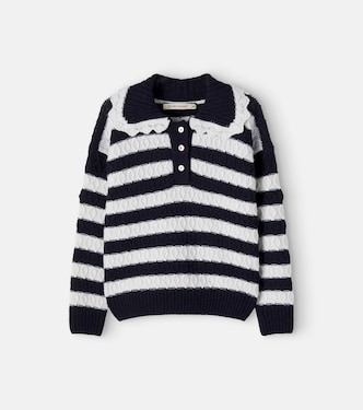 Reverie striped polo sweater | The New Society