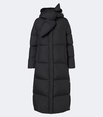 Ornement tie-neck down coat | Moncler