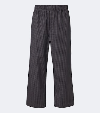 Checked cotton pajama pants | CDLP