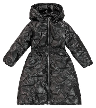 Hooded puffer coat | Emporio Armani Kids