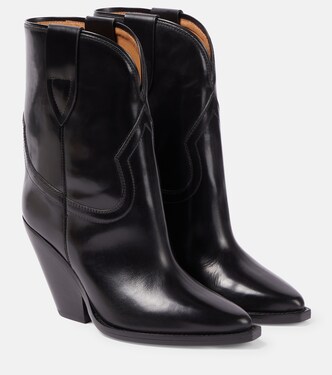 Leyane leather ankle boots | Isabel Marant