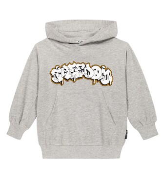 Maxx printed cotton hoodie | Molo