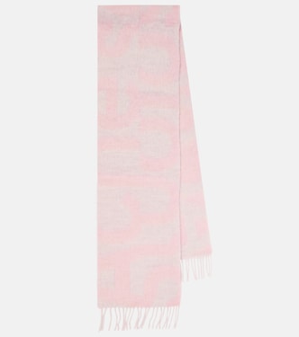 Logo wool-blend scarf | Acne Studios