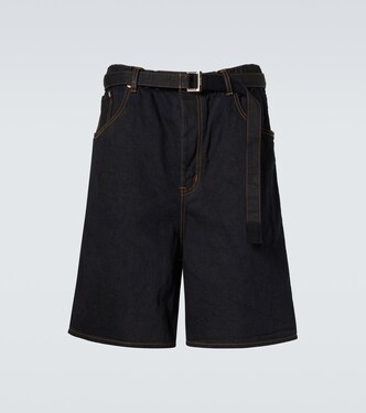 Denim Bermuda shorts | Sacai