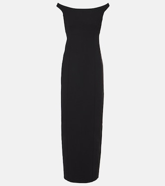 Robe longue à encolure bardot | Toteme