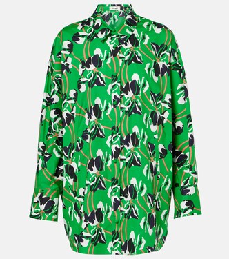Caleb printed cotton blouse | Diane von Furstenberg