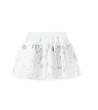 Floral tulle skirt | Monnalisa