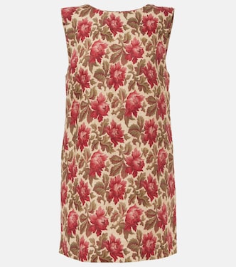 Robe Rosalie en lin à fleurs | Posse