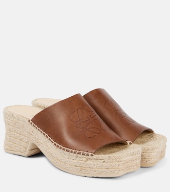 Paula's Ibiza Petal 80 espadrille mules | Loewe