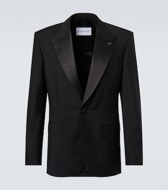 Blazer da tuxedo in lana e mohair | Givenchy