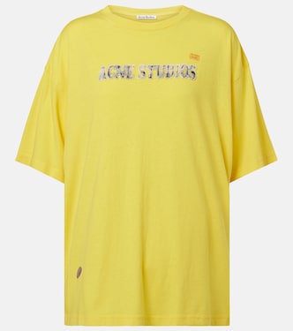 Logo cotton-blend jersey T-shirt | Acne Studios