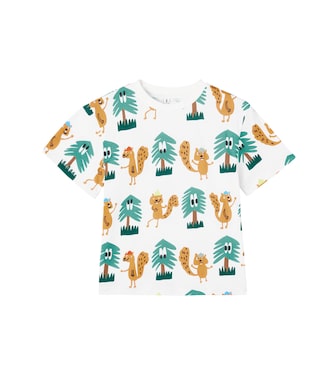 Printed cotton jersey T-shirt | Stella McCartney Kids