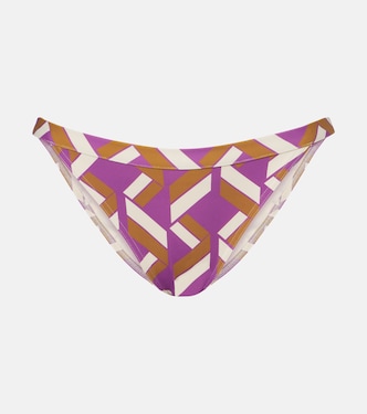 Fever printed high-rise bikini bottoms | Eres