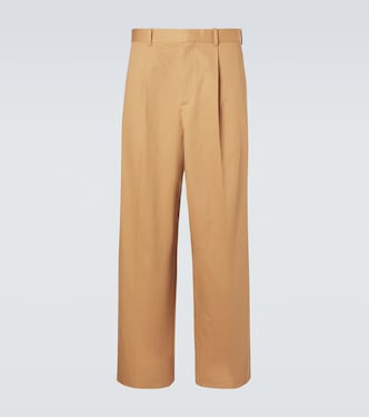 Weite Hose aus Baumwoll-Gabardine | Loewe