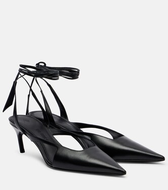 Diane 55 leather slingback pumps | The Attico