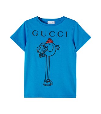 x Mr. Men Little Miss cotton jersey T-shirt | Gucci Kids