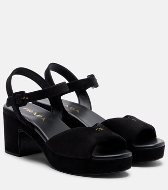 Suede sandals | Prada