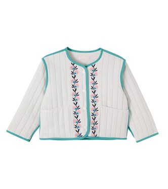 Annina embroidered cotton jacket | C'era Una Volta