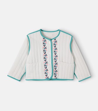 Annina embroidered cotton jacket | C'era Una Volta