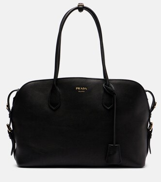 Large leather tote bag | Prada