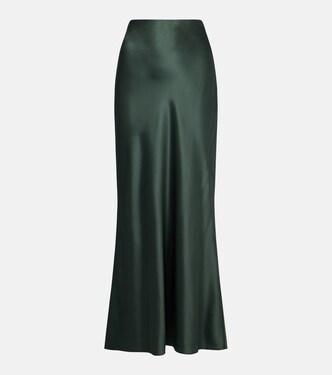 Silk satin maxi skirt | The Sei