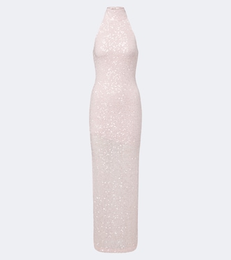 Sequined halterneck gown | Rotate