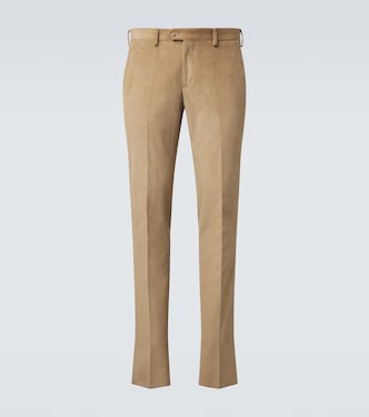 Cotton corduroy slim pants | Lardini