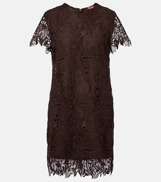 Cotton guipure lace minidress | Max Mara